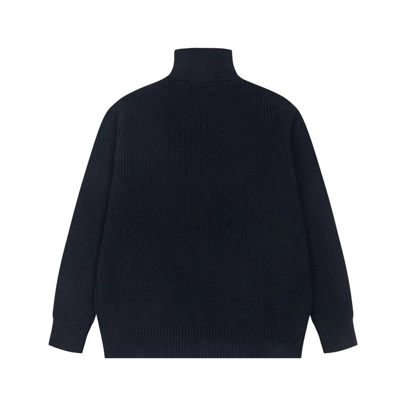 Pull En Tricot Côtelé